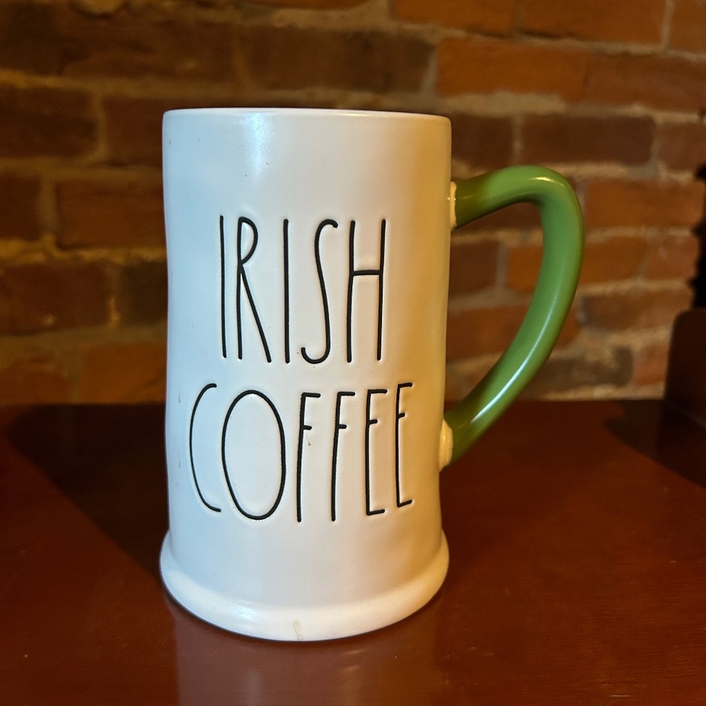 Rae Dunn Irish Coffee Mug Stein St Patrick’s Day